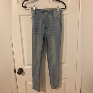 Fashion nova blue skinny jeans